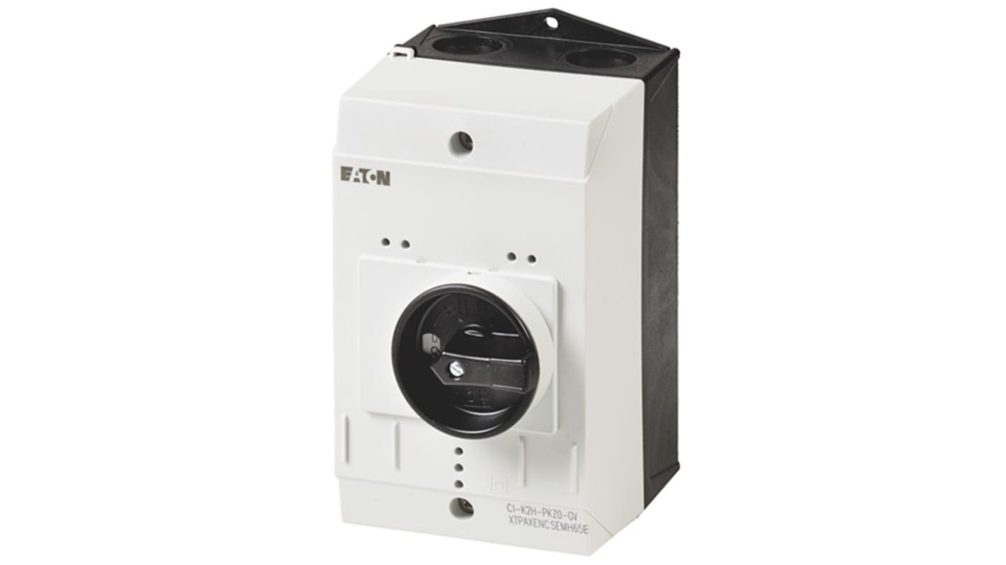 Eaton Black, White Plastic Eaton Moeller Series Control Station Enclosure -