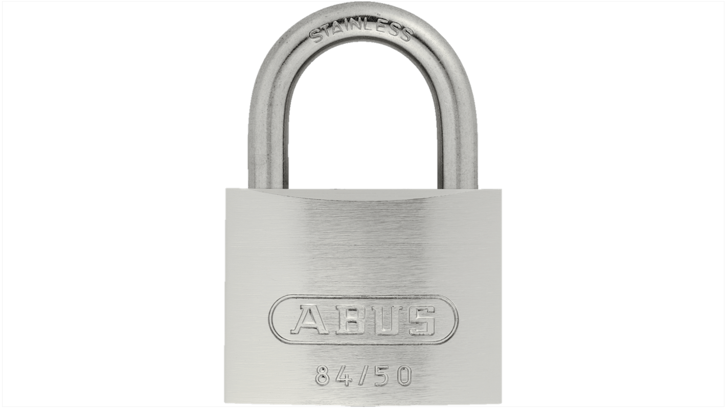 ABUS 南京錠 シャックル径:7mm 真鍮、 ステンレス鋼 84IB/50 | RS