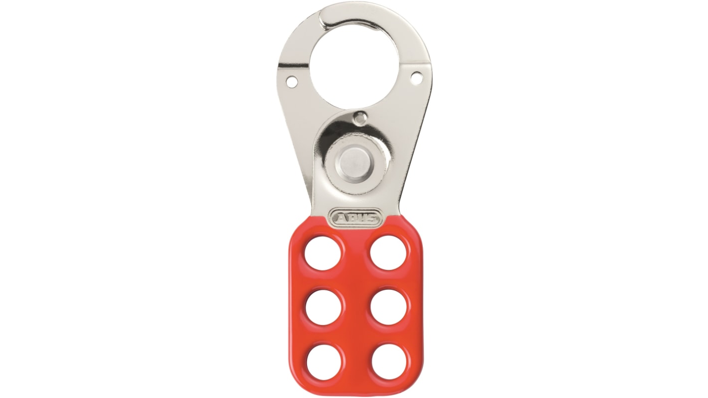 ABUS Red Steel Lockout Hasp, 3.81cm Attachment