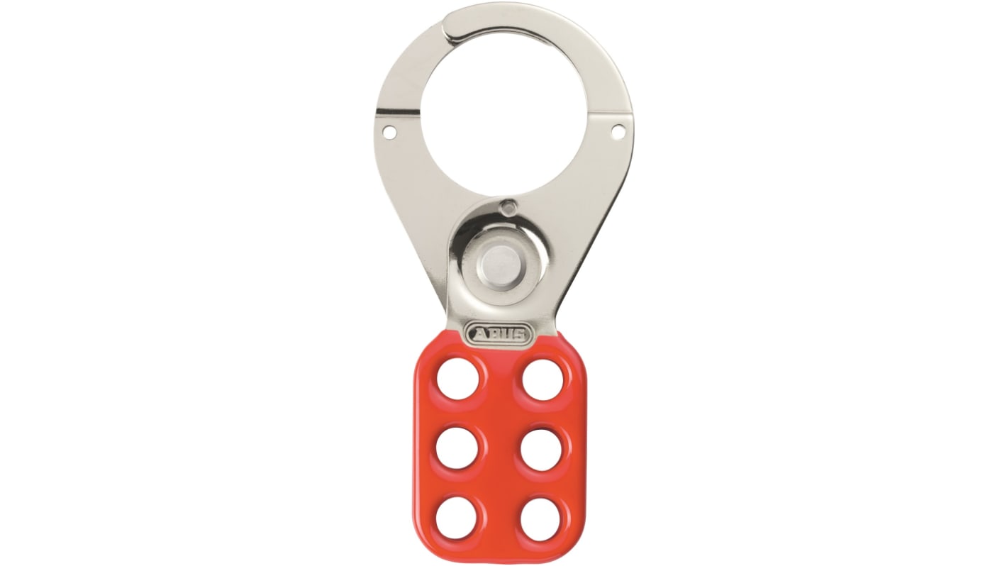 ABUS Red Steel Lockout Hasp, 3.81cm Attachment