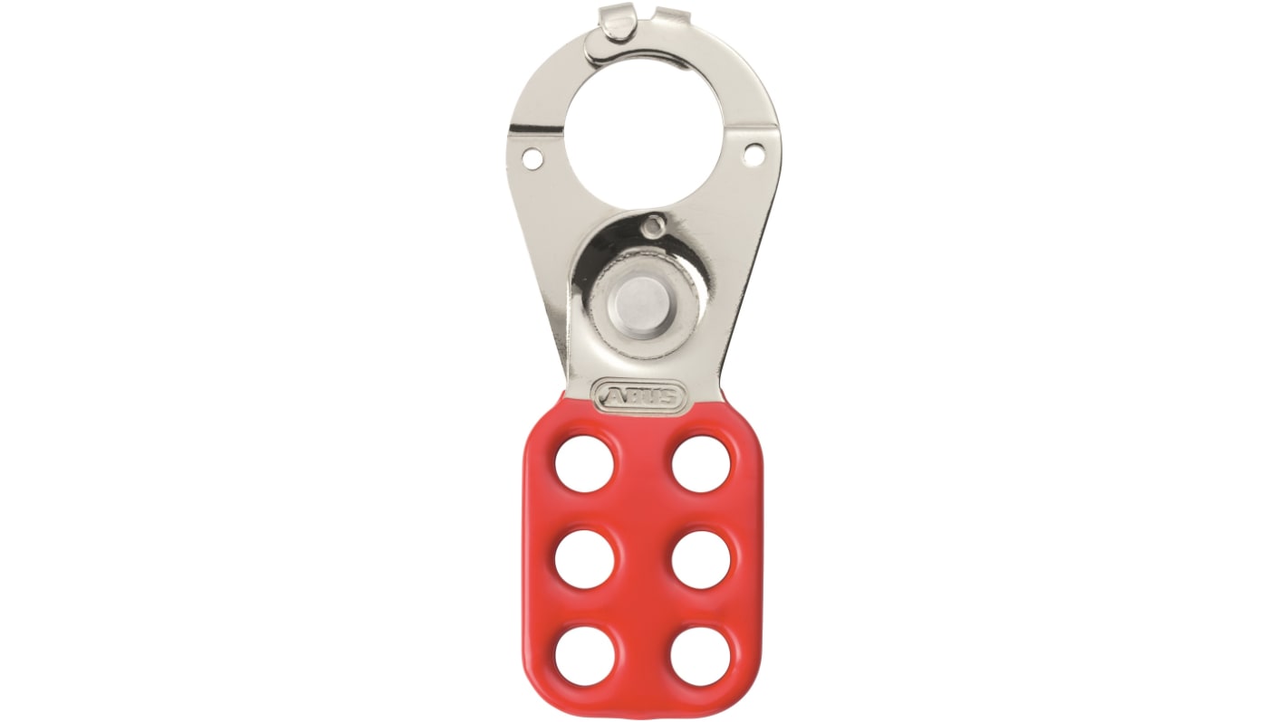 ABUS Red Steel Lockout Hasp, 3.81cm Attachment