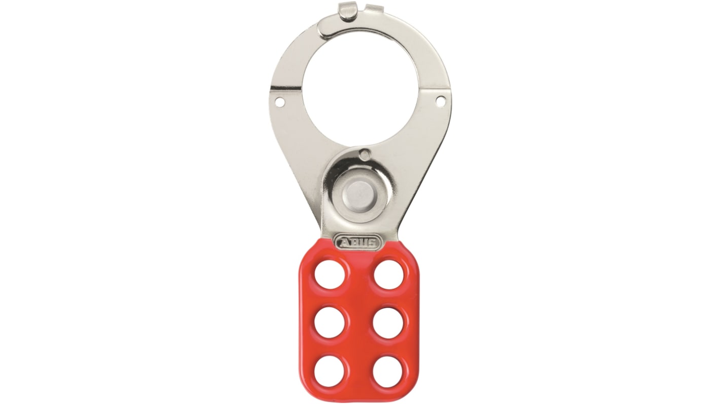 ABUS Red Steel Lockout Hasp, 3.81cm Attachment