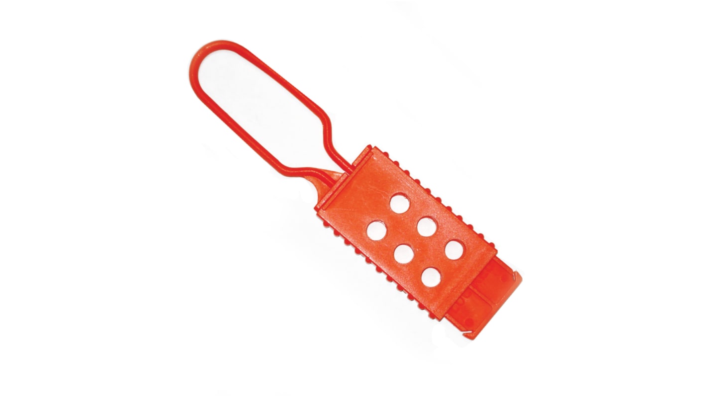 ABUS Red 6-Lock Plastic Hasp Lockout