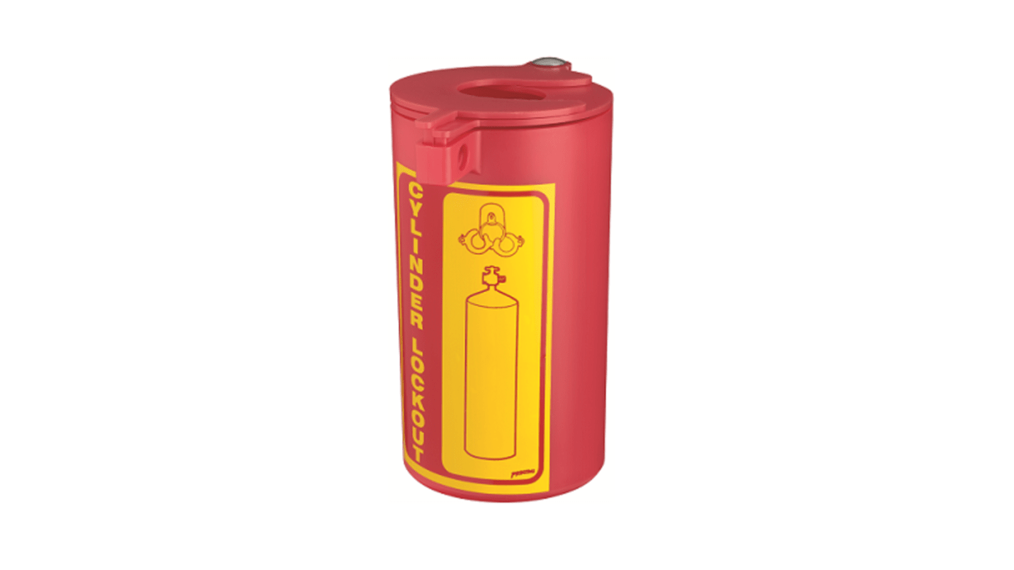 ABUS Red Polypropylene Lockout Device, 9mm Shackle