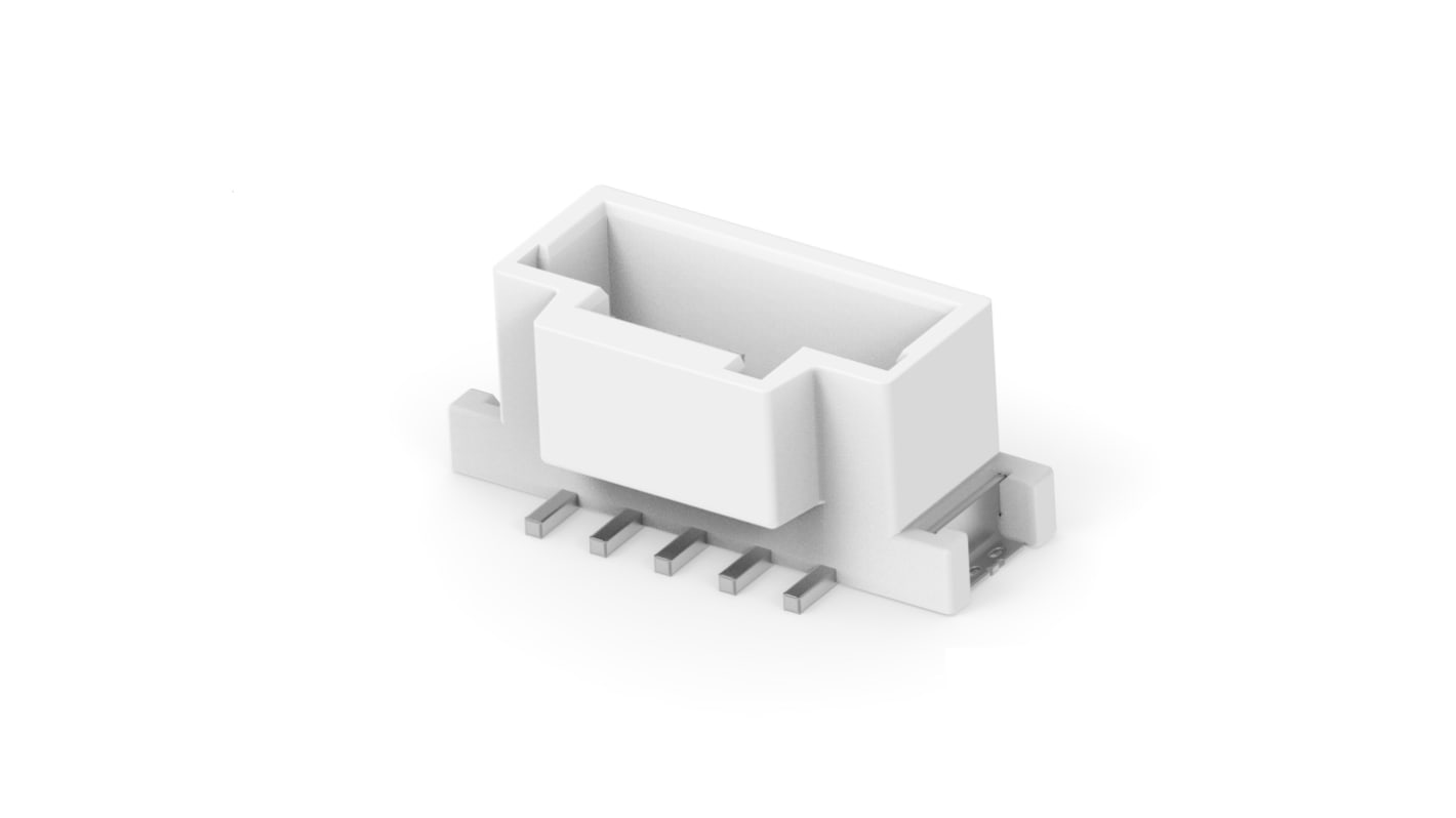 TE Connectivity GRACE INERTIA 2.0 Series Vertical Board Mount PCB Header, 2 Contact(s), 5mm Pitch, 1 Row(s), Shrouded