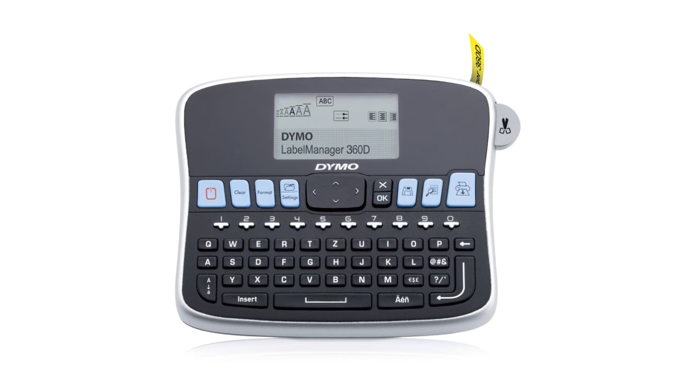 Dymo LabelManager 360D Label Printer, 19mm Max Label Width, Euro Plug