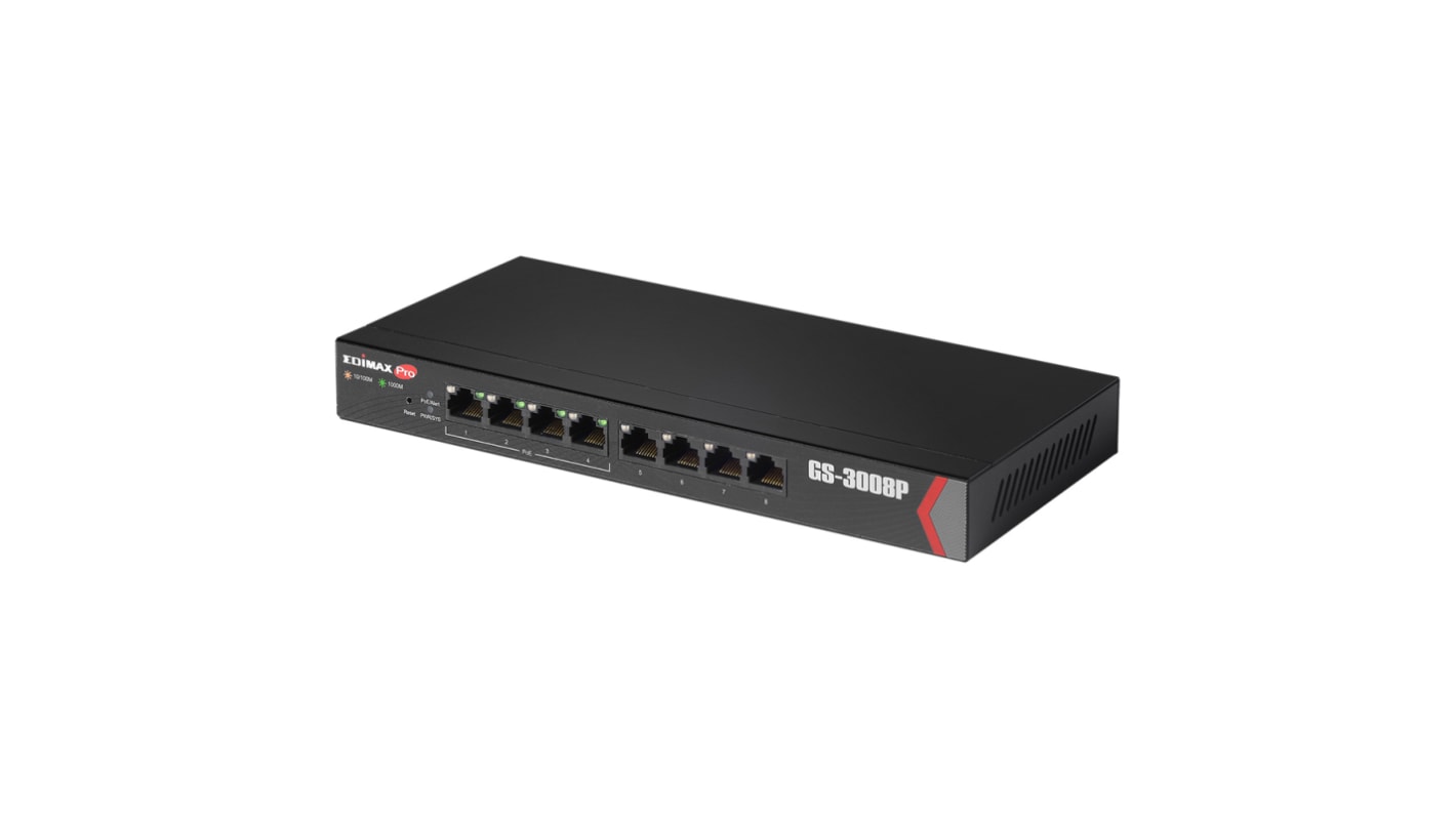 Edimax GS-3008P, Smart 8 Port Gigabit Switch With PoE