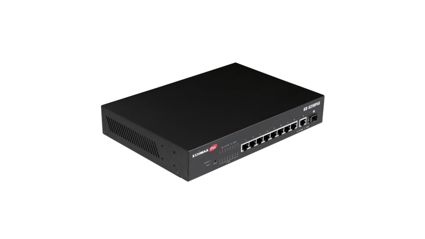 Switch Gigabit Edimax con PoE, 10 puertos