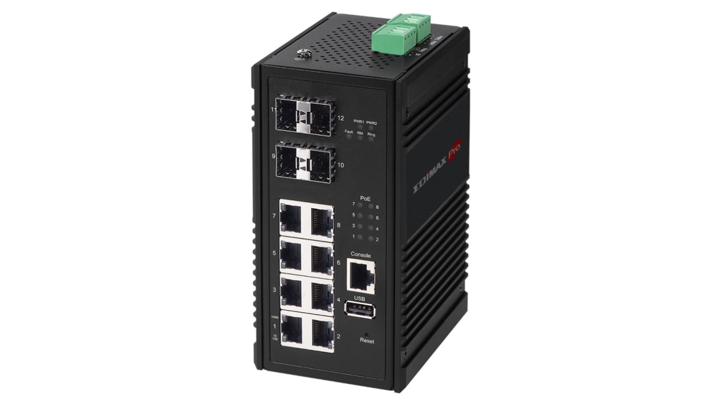 Edimax IGS-5408P Gigabit-Switch PoE 8-Port Verwaltet