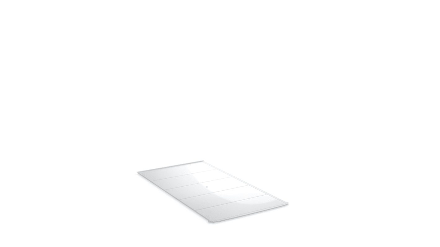 Tapa de contenedor Bott 13022036, Tapa de contenedor Transparente, Plástico para usar con Caja inferior, 253 x 474 x 4mm