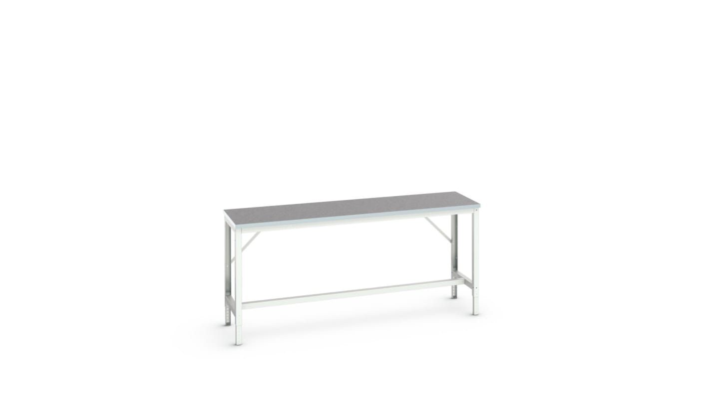 Bott Steel Workbench, Adjustable Height, 780 → 930mm x 2000mm x 600mm