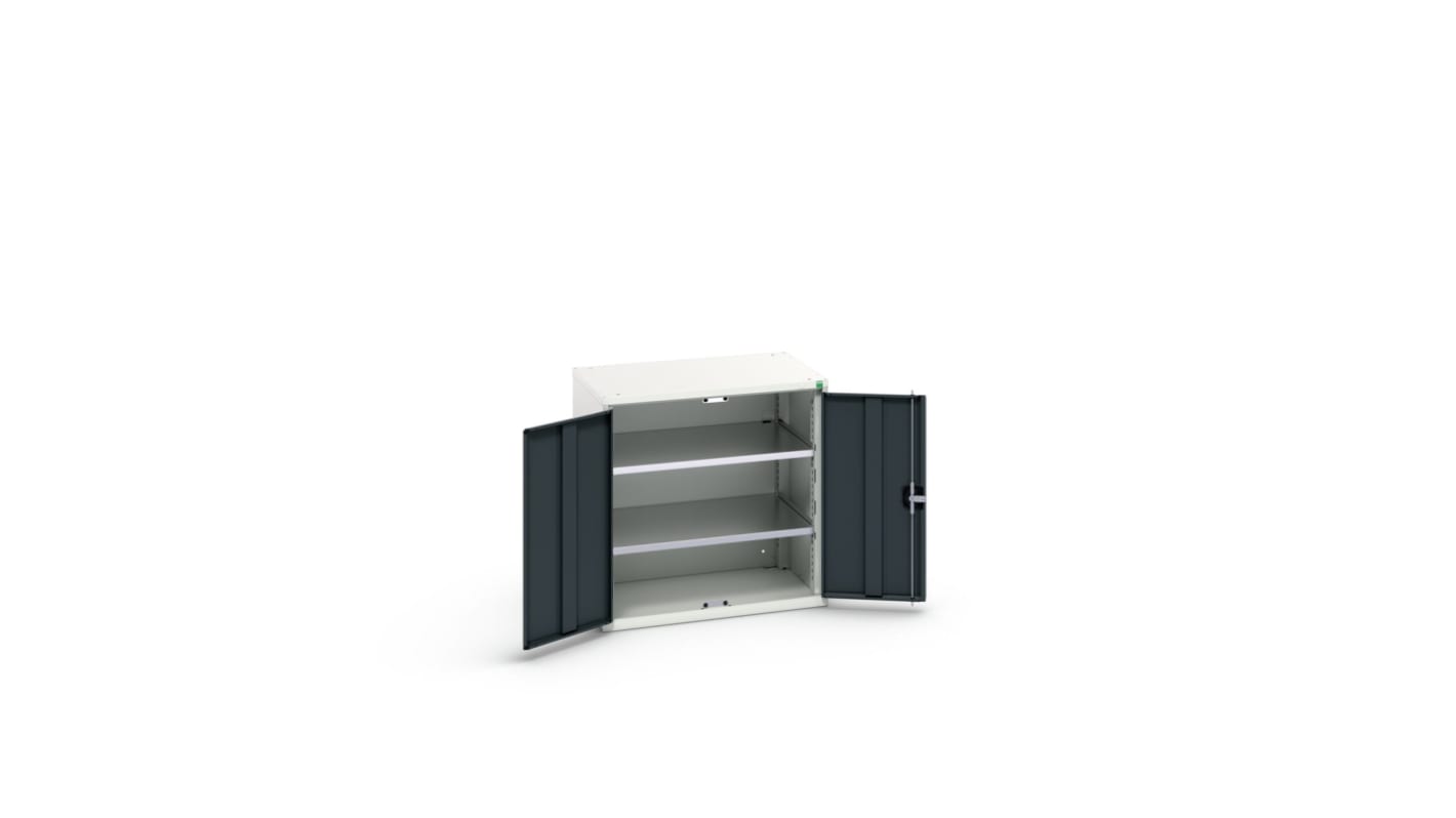 Bott 2 Door, 0 Drawer Sheet Steel Floor Standing Cupboard, 800 x 550 x 800mm