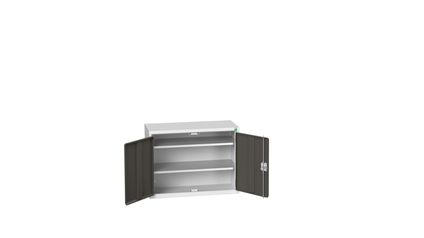 Bott 2 Door, 0 Drawer Sheet Steel Floor Standing Cupboard, 800 x 350 x 600mm