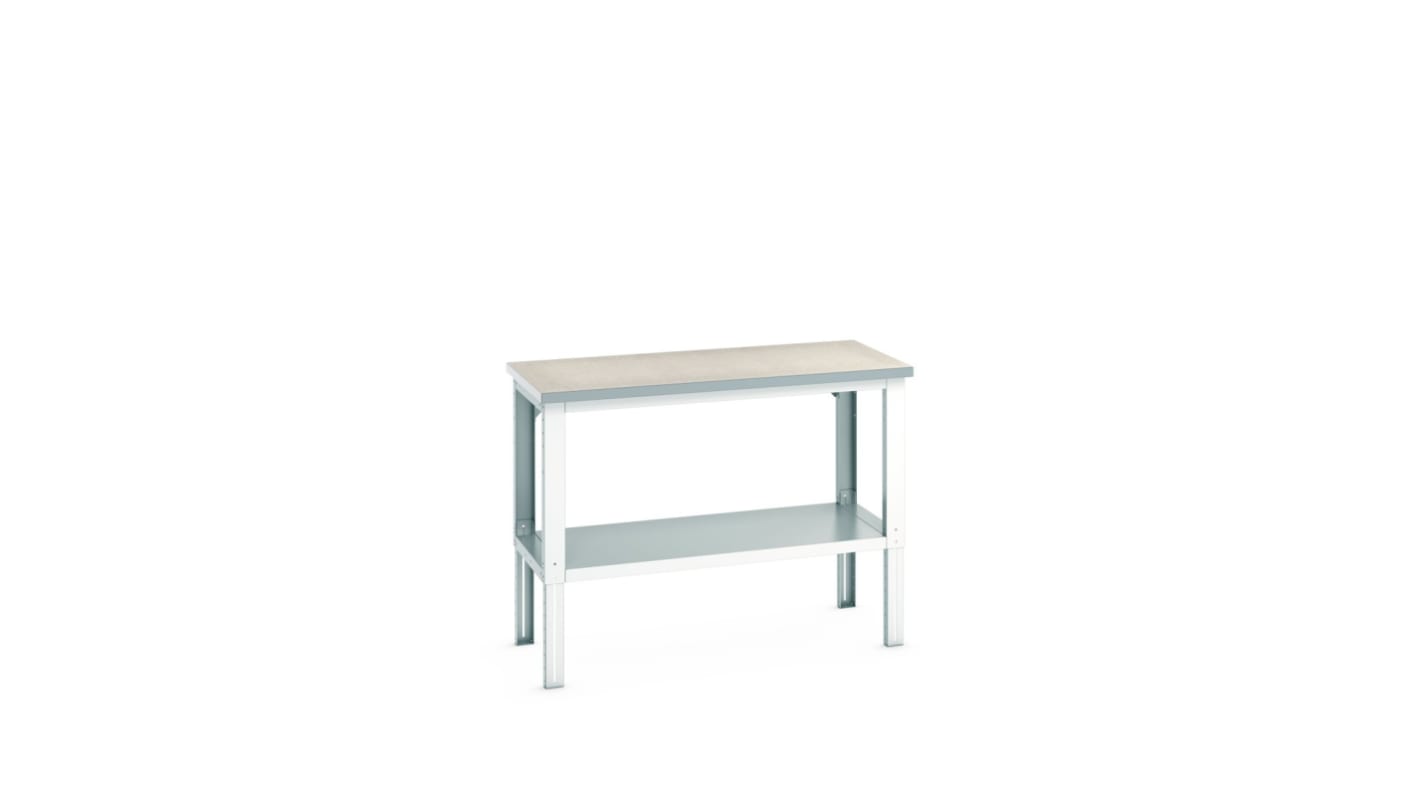 Bott Steel Workbench, Adjustable Height, 740 → 1140mm x 1500mm x 750mm
