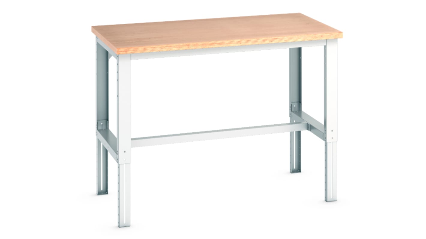 Bott Steel Workbench, Adjustable Height, 740 → 1140mm x 1500mm x 900mm
