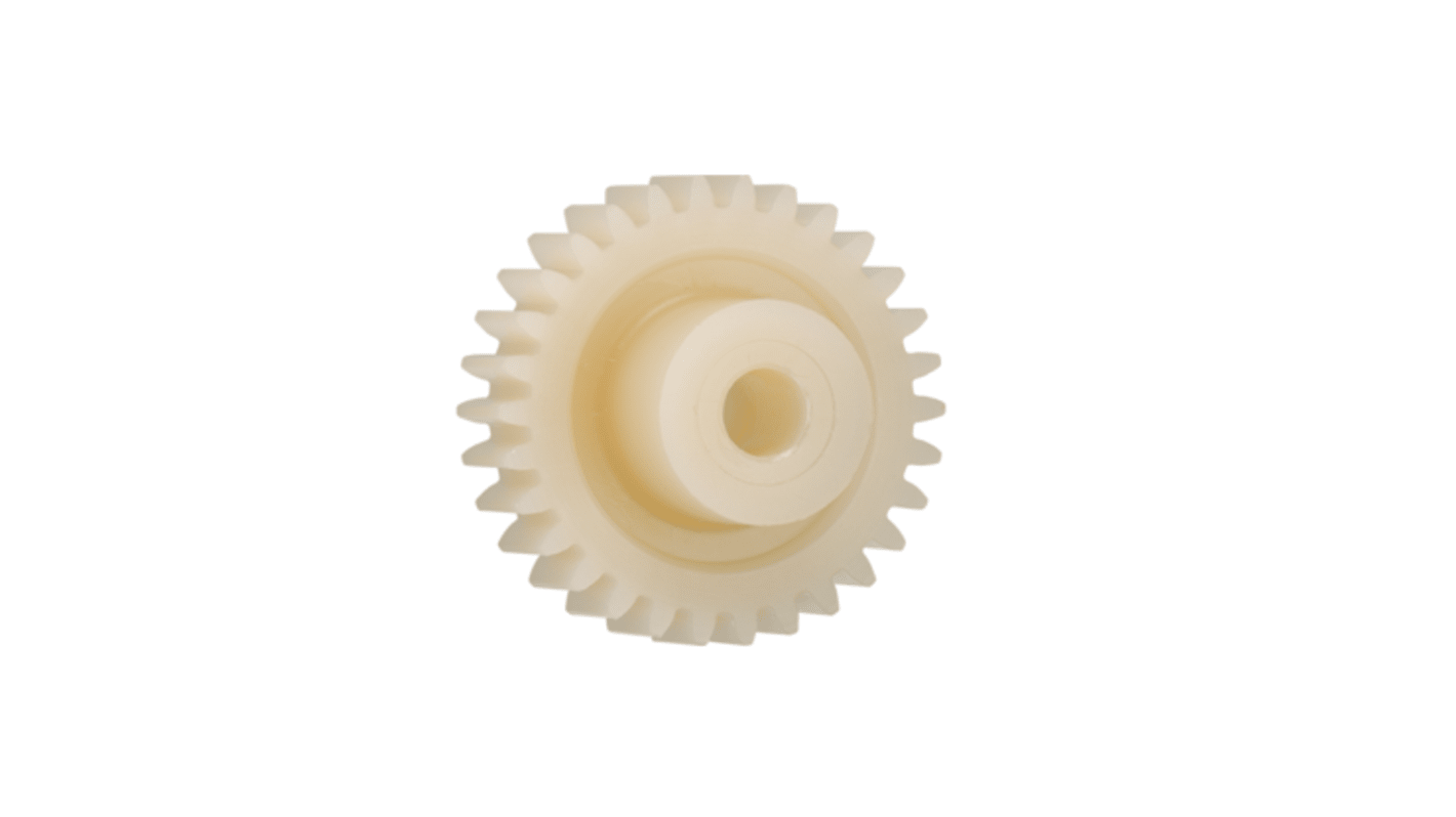Igus 52齿直齿轮, 0.5模块, Igutek P360制, 6mm孔径, Φ15mm轮毂, 26mm节径