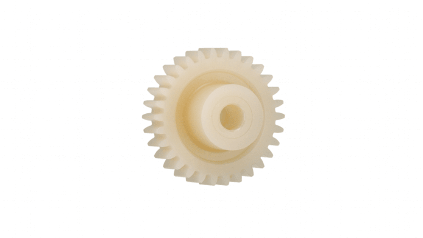 Igus 65齿直齿轮, 0.5模块, Igutek P360制, 6mm孔径, Φ15mm轮毂, 32.5mm节径