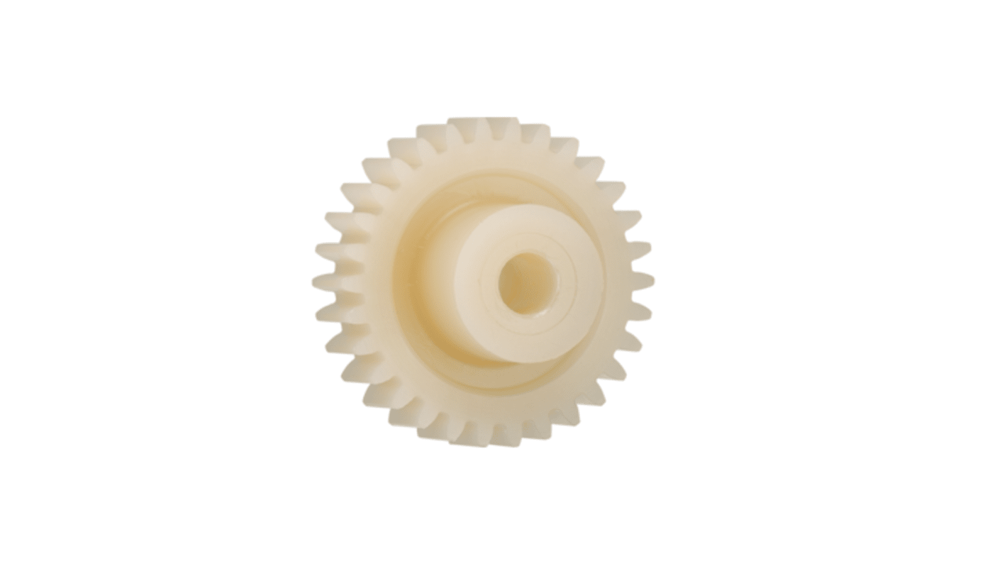 Igus Igutek P360 26 Teeth Spur Gear, 0.7 Module, 6mm Bore Diam, 18.2mm Pitch Diam, 9mm Hub Diam