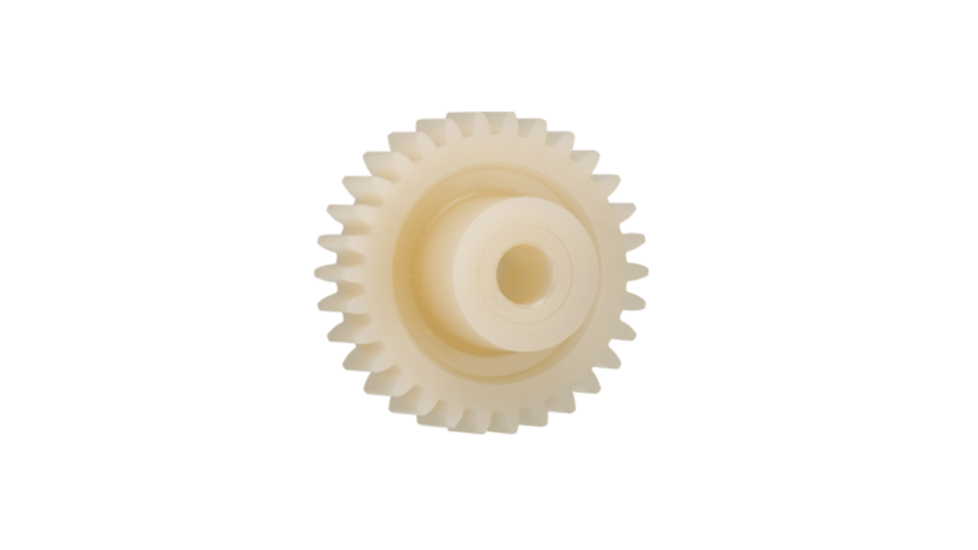 Igus 22齿直齿轮, 1模块, Igutek P360制, 5mm孔径, Φ12mm轮毂, 22mm节径