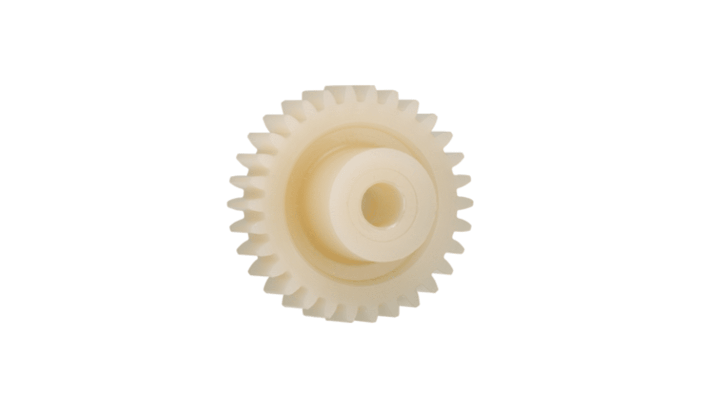 Igus Igutek P360 13 Teeth Spur Gear, 1.25 Module, 5mm Bore Diam, 16.25mm Pitch Diam, 9mm Hub Diam