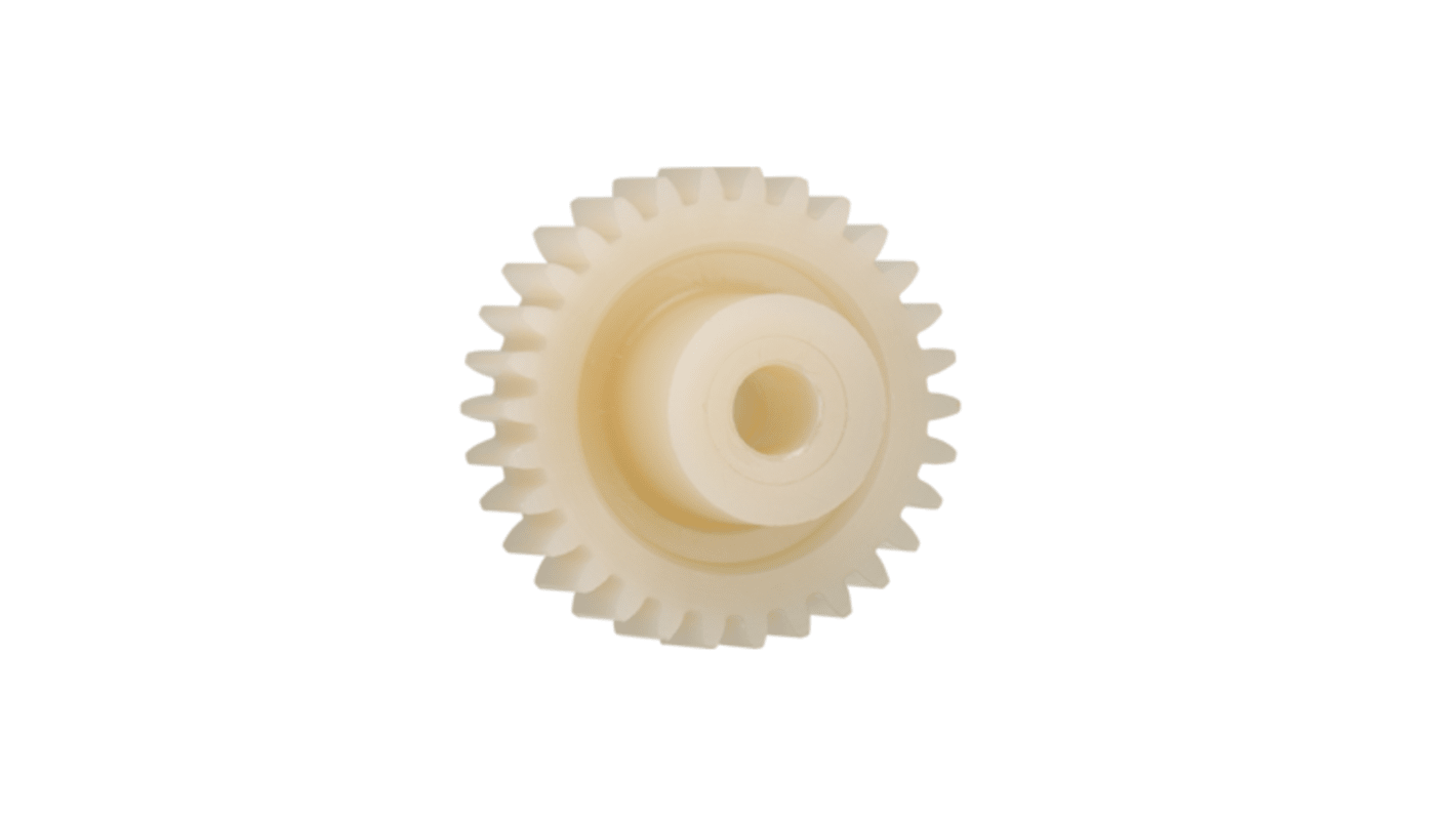 Igus 14齿直齿轮, 1.25模块, Igutek P360制, 5mm孔径, 17.5mm节径
