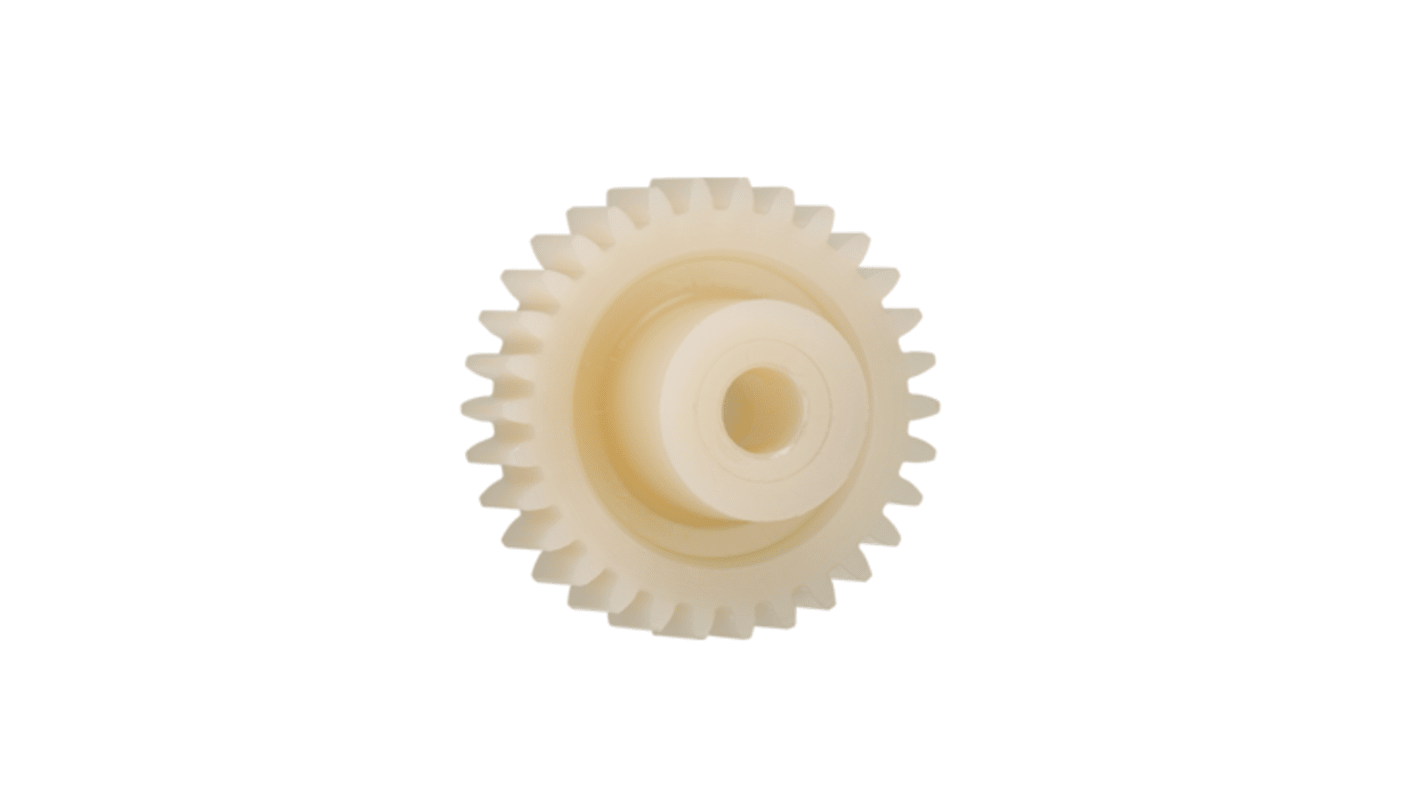 Igus Igutek P360 28 Teeth Spur Gear, 1.25 Module, 8mm Bore Diam, 35mm Pitch Diam, 18mm Hub Diam