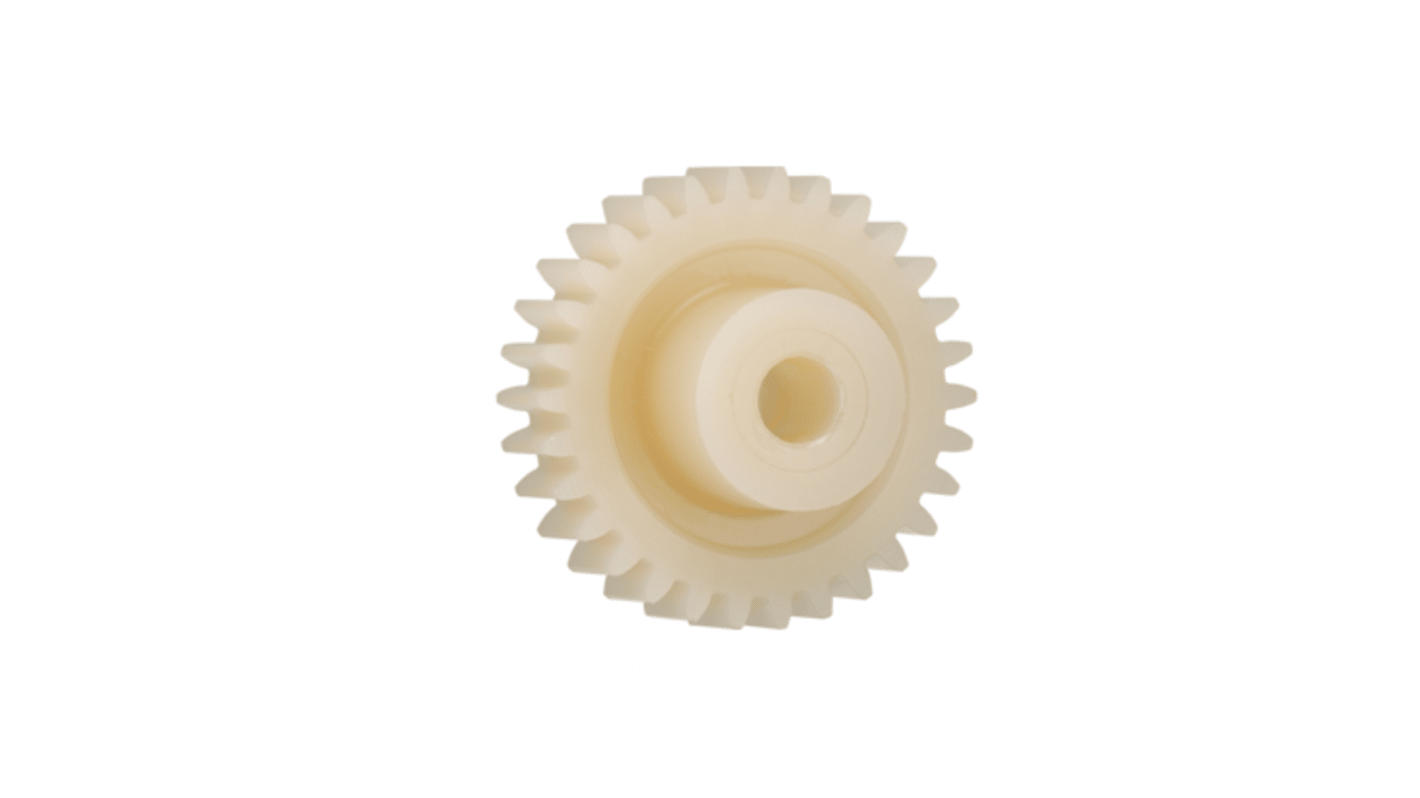 Igus 32齿直齿轮, 1.25模块, Igutek P360制, 8mm孔径, Φ18mm轮毂, 40mm节径