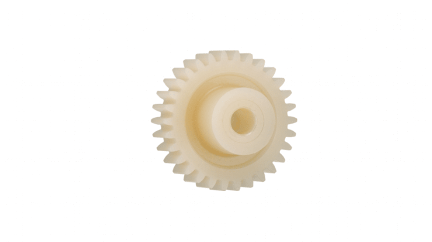 Igus Igutek P360 32 Teeth Spur Gear, 1.25 Module, 8mm Bore Diam, 40mm Pitch Diam, 18mm Hub Diam