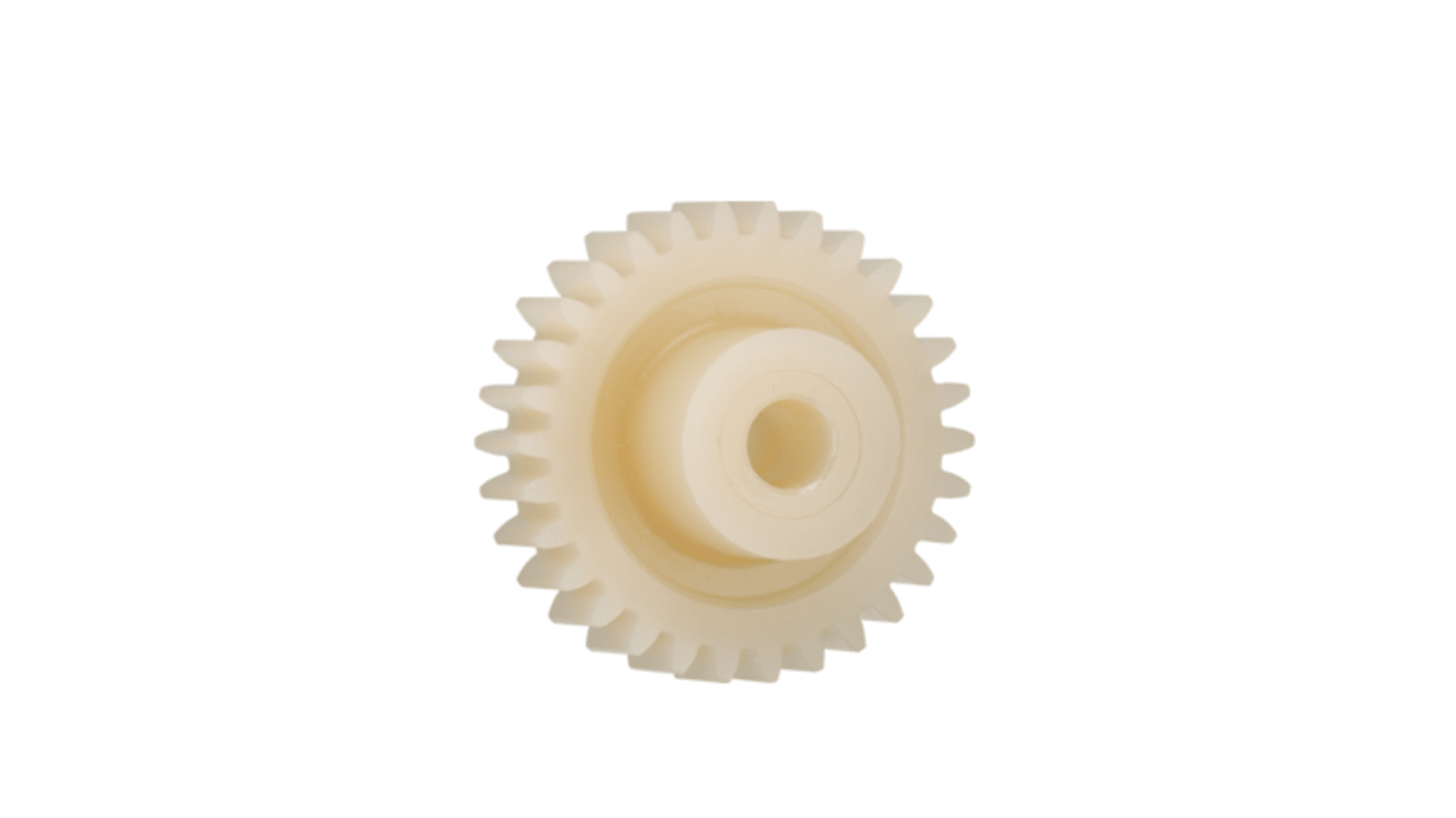 Igus Igutek P360 52 Teeth Spur Gear, 1.25 Module, 10mm Bore Diam, 65mm Pitch Diam, 21mm Hub Diam