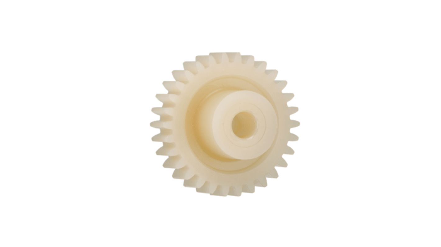 Igus Igutek P360 40 Teeth Spur Gear, 1.5 Module, 10mm Bore Diam, 60mm Pitch Diam, 24mm Hub Diam