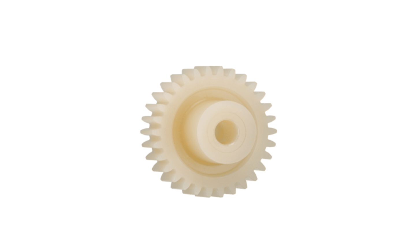 Igus Igutek P360 48 Teeth Spur Gear, 2 Module, 14mm Bore Diam, 96mm Pitch Diam, 30mm Hub Diam
