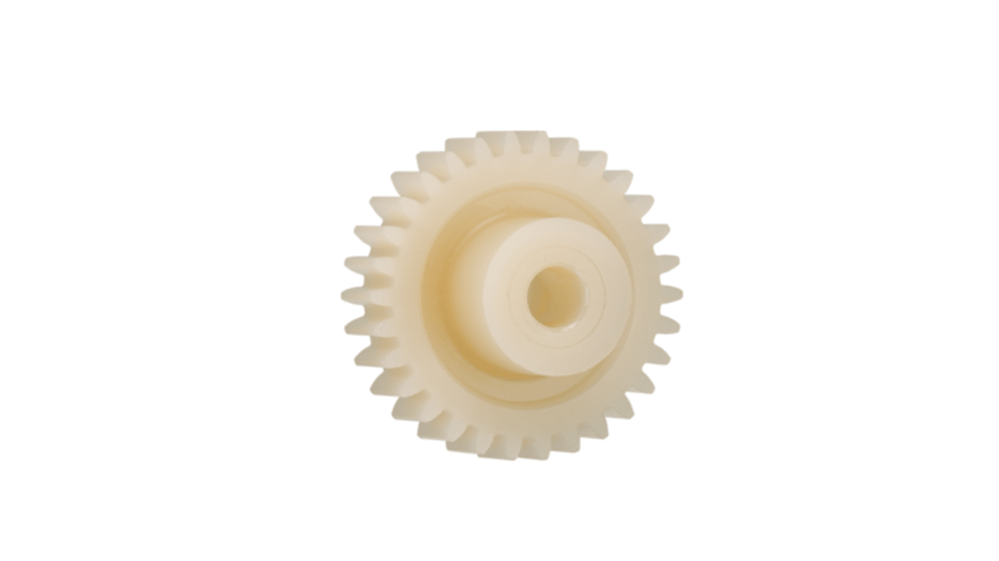 Igus Igutek P360 50 Teeth Spur Gear, 2 Module, 14mm Bore Diam, 100mm Pitch Diam, 30mm Hub Diam
