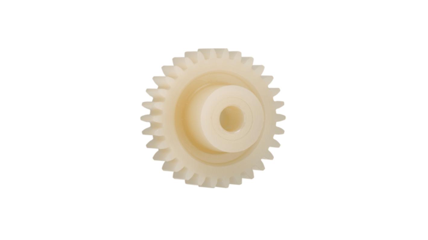 Igus 23齿直齿轮, 2.5模块, Igutek P360制, 12mm孔径, Φ24mm轮毂, 57.5mm节径