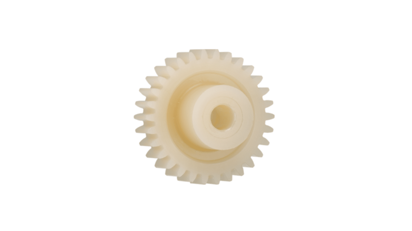 Igus Igutek P360 40 Teeth Spur Gear, 3 Module, 16mm Bore Diam, 120mm Pitch Diam, 32mm Hub Diam