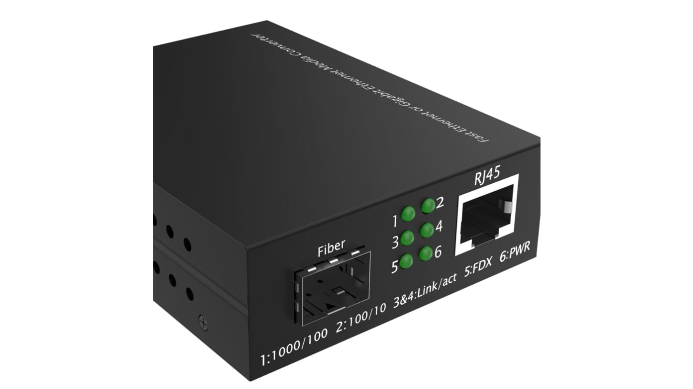 Konwerter mediów sieciowych, RJ45, SFP, Wielomodowy, 500m, 10/100/1000Mbit/s