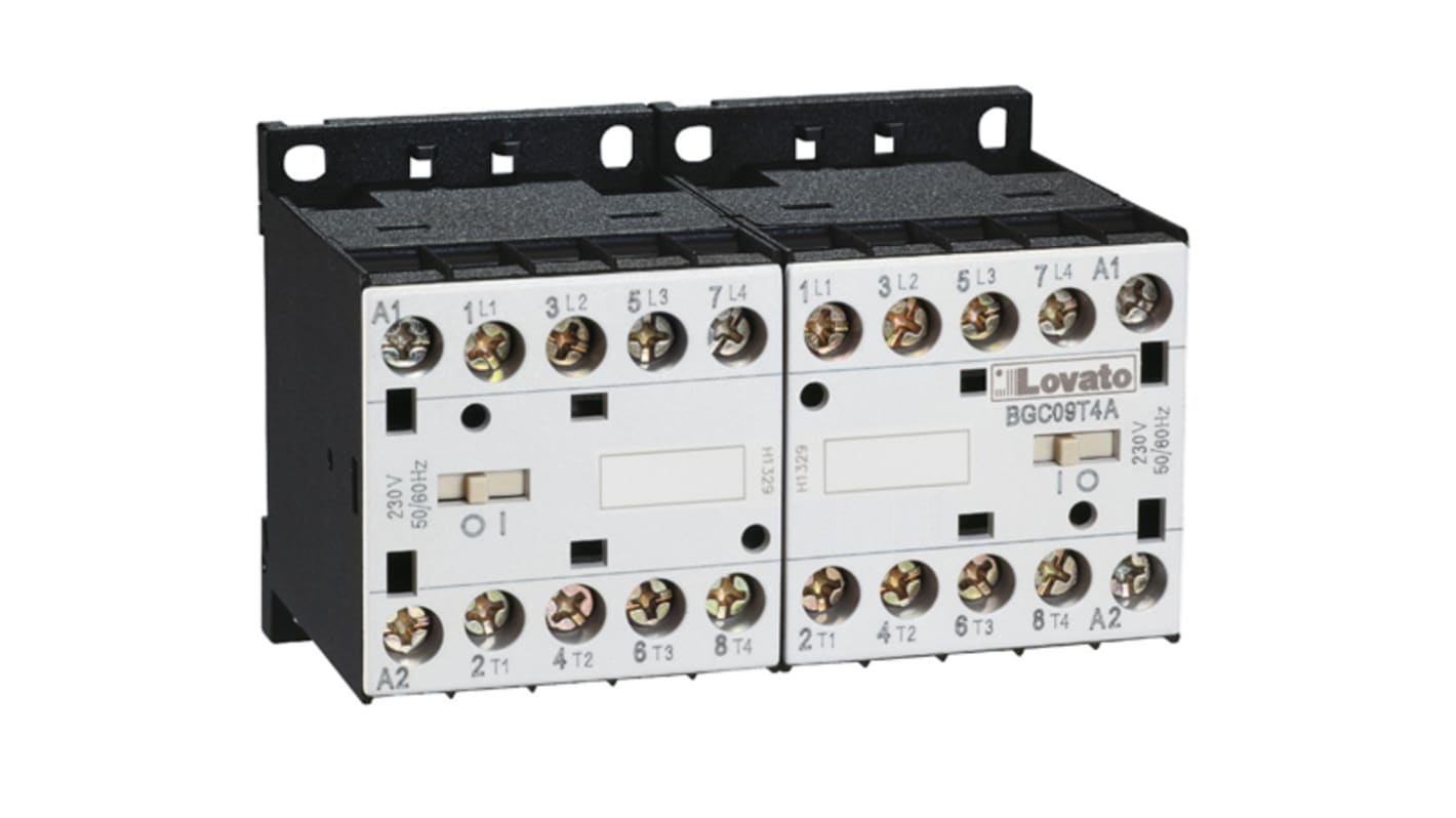 Lovato BG 11BG Contactor, 230 V ac Coil, 20 A, 440 V