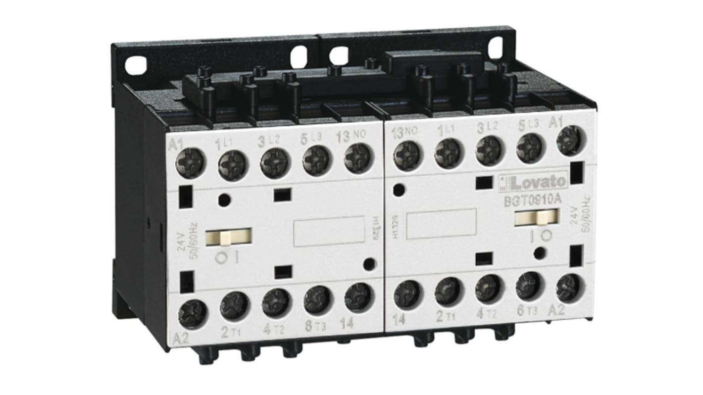 Teleinvertore Lovato, serie 11BG, 1 NA, 12 A, 5,7 kW, bobina 24 V c.c.