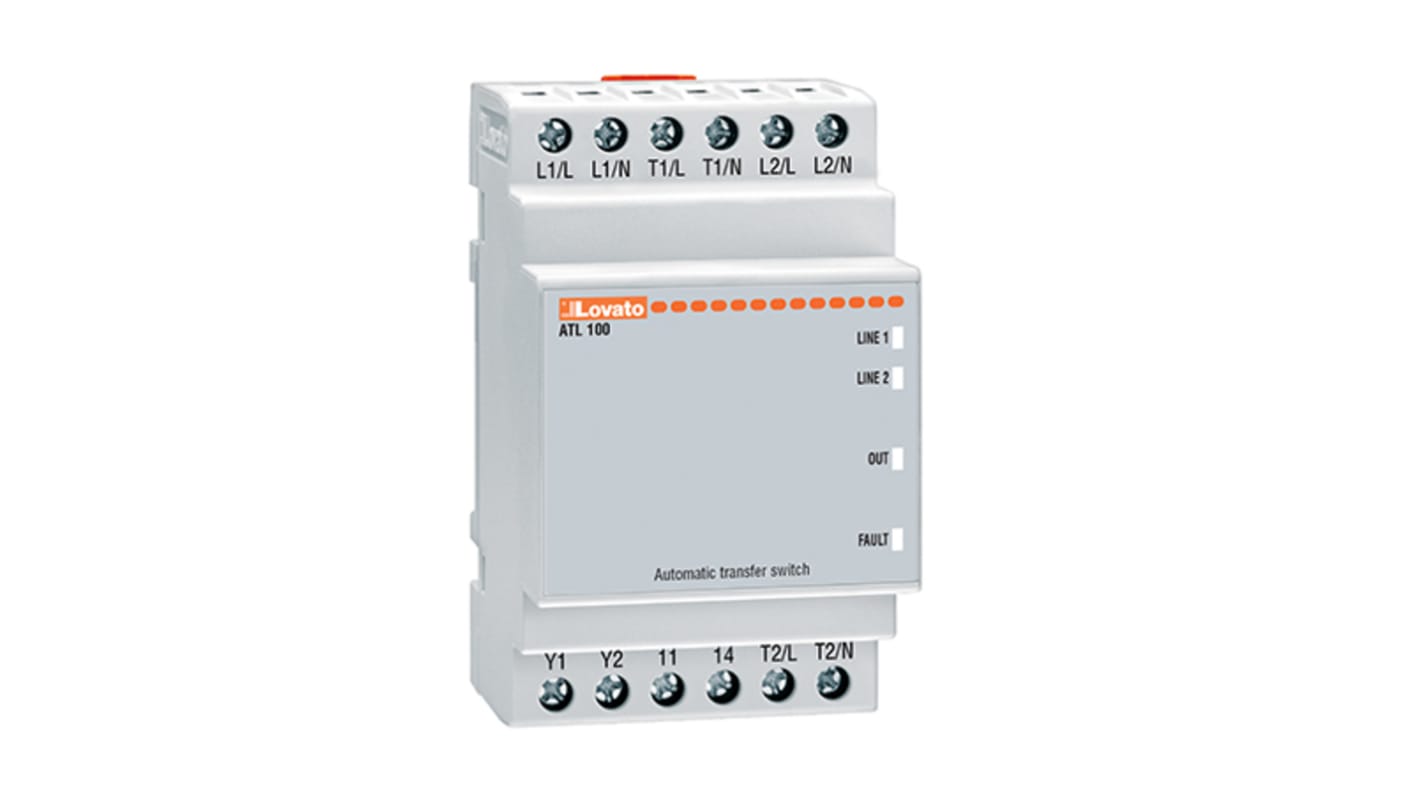 Lovato ATL Series Controller for Use with ATL100, 80 → 300 V ac Supply, Relay Output, 1-Input