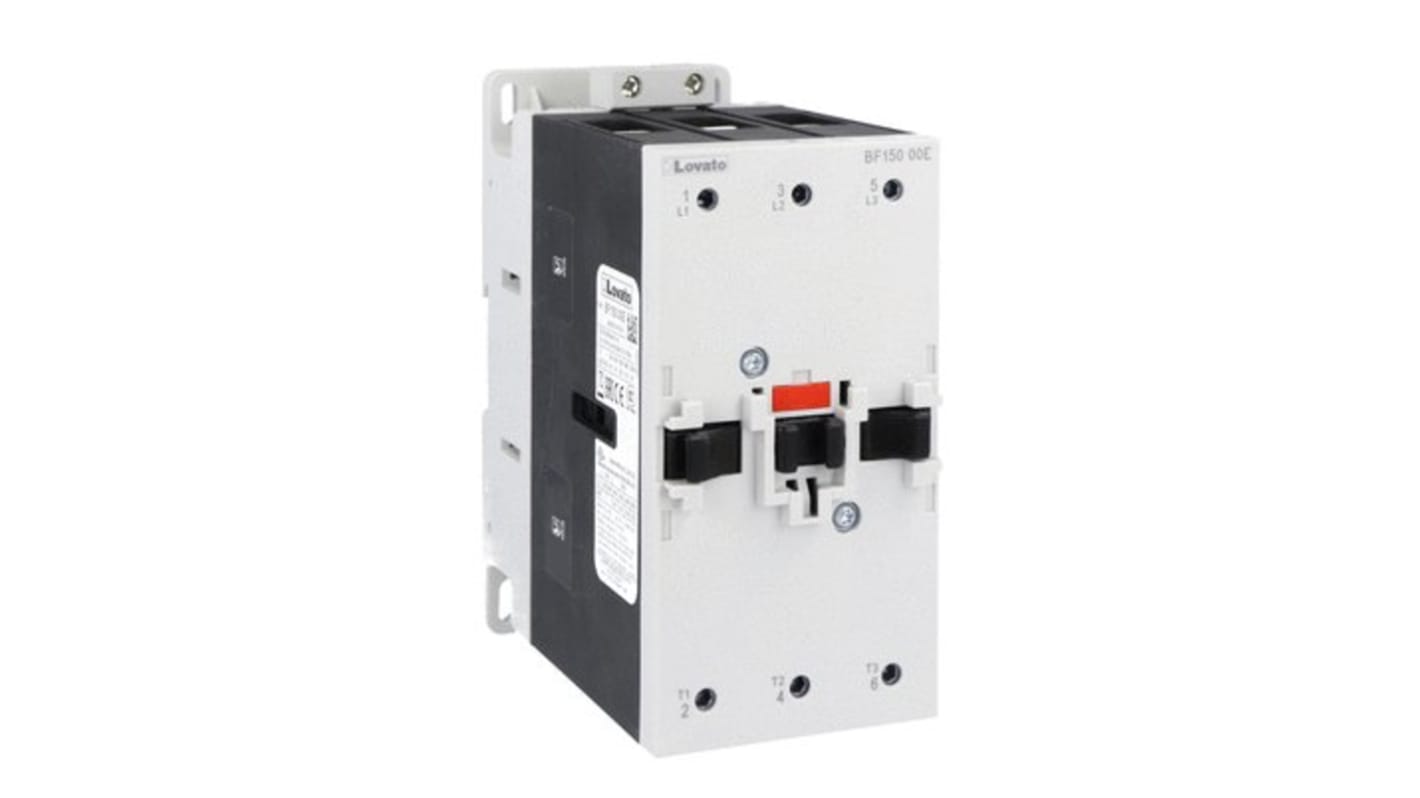 Stycznik 100 → 250 V AC/DC Lovato styki: 3 75 kW 150 A 3 NO BF15000E230