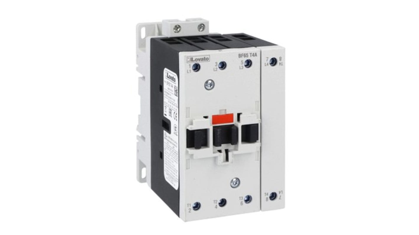 Stycznik 48 V AC Lovato styki: 4 114 kW 100 A 4 NO BF65T4A048