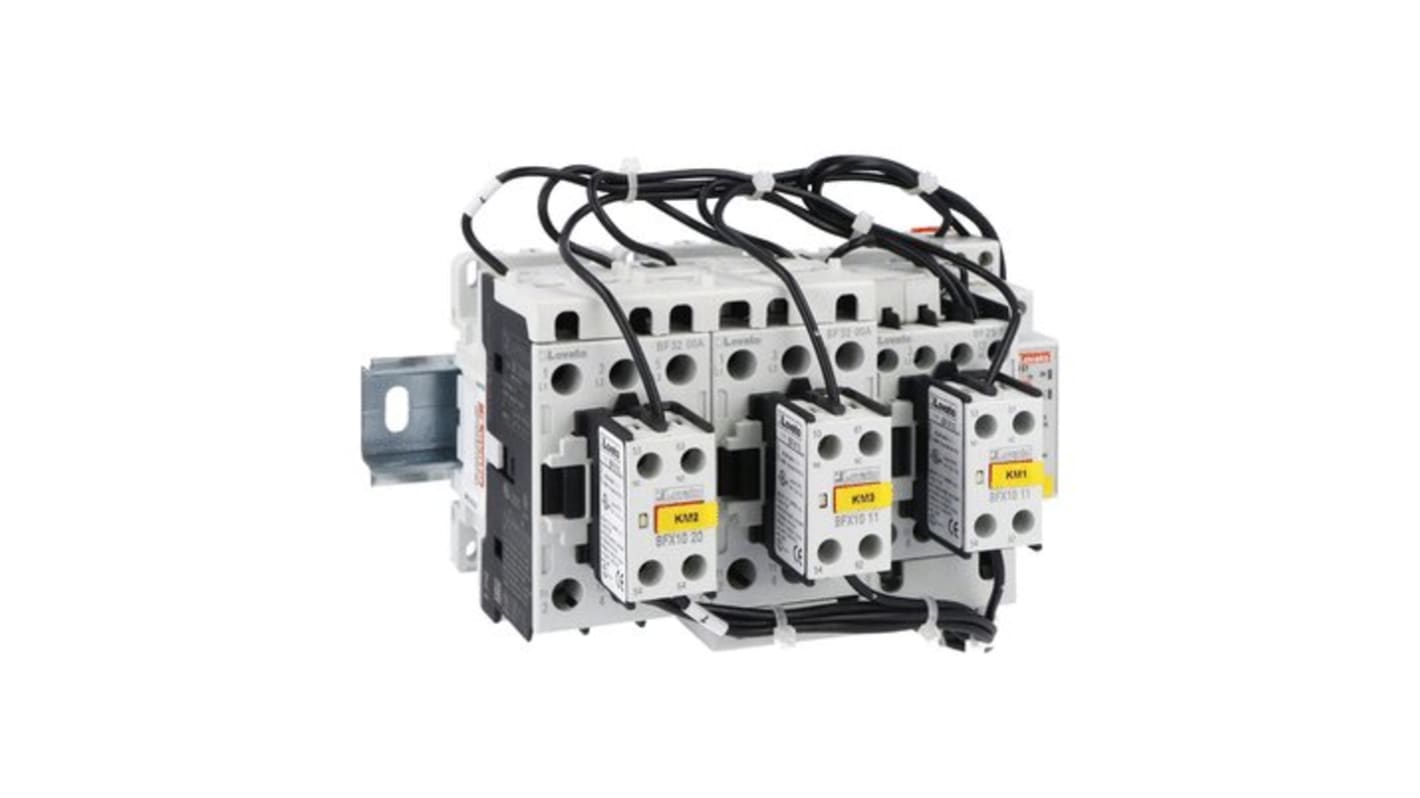 Spouštěč hvězda-trojúhelník 25 kW 50 A 440 V 3fázový, rozsah: BF