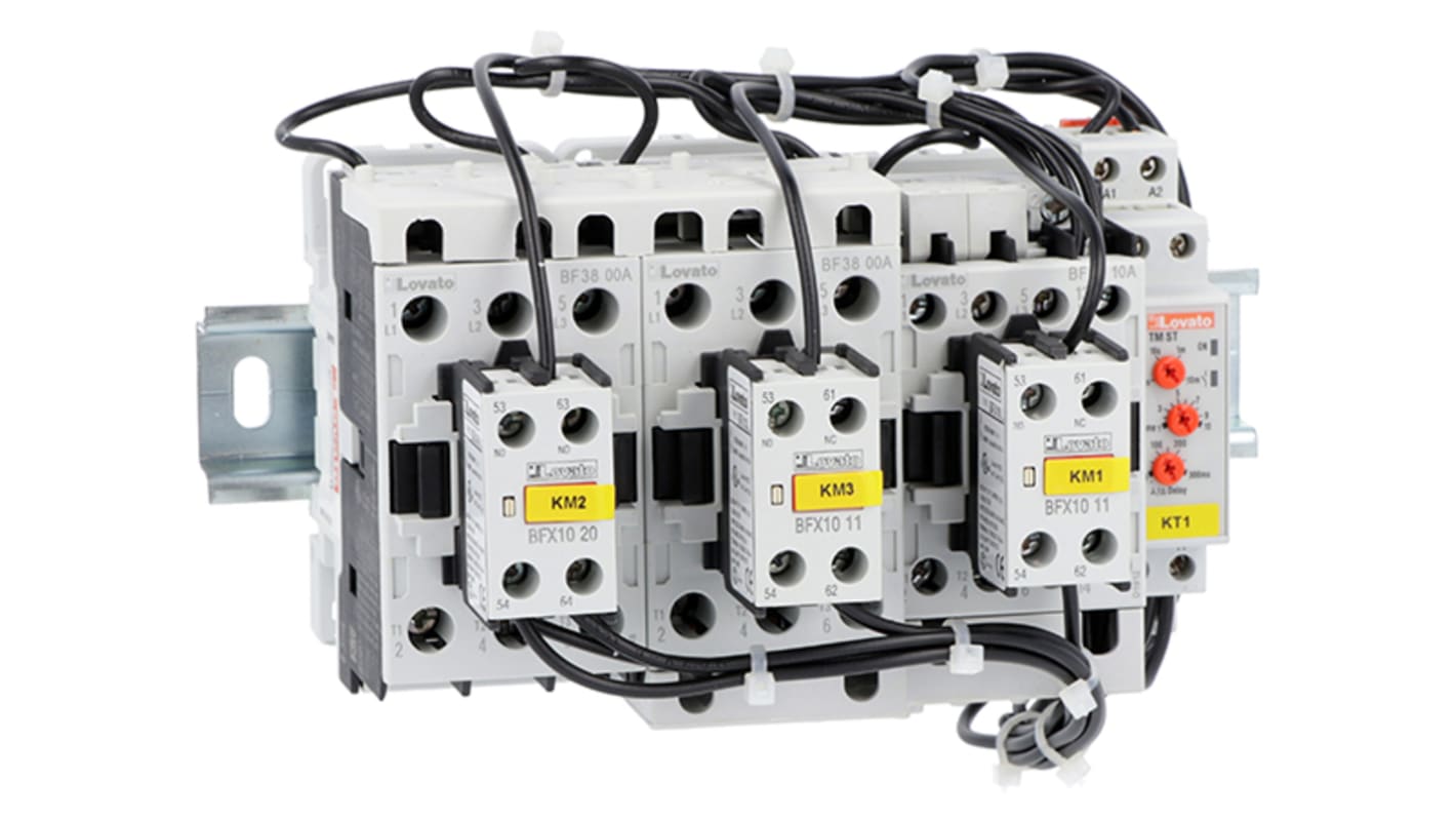 Lovato BF Star Delta Starter, Star Delta, 30 kW, 440 V, 3 Phase