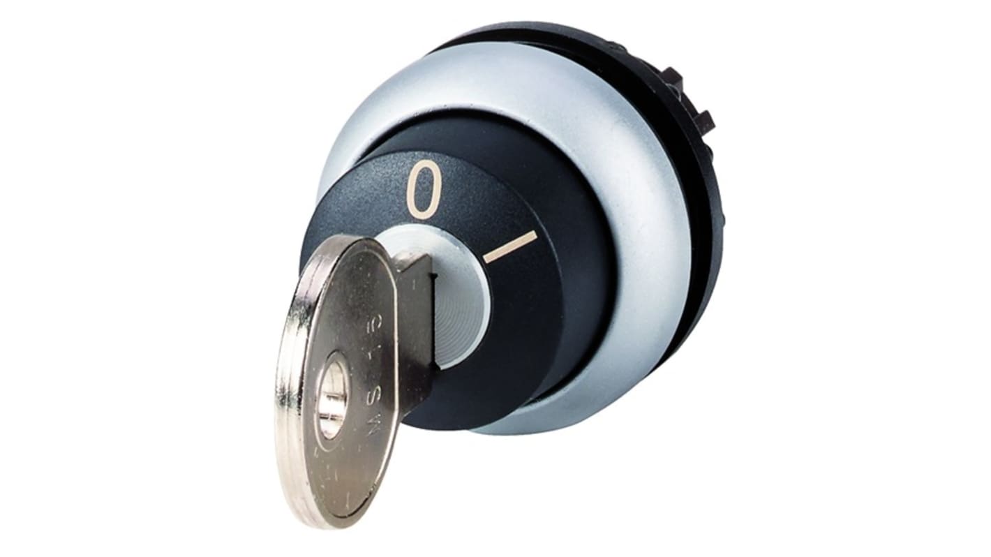 Eaton 2-position Key Switch, Latching, 22.5mm Cutout
