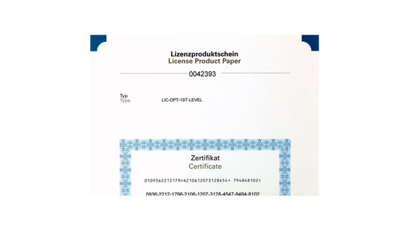 Eaton License for Use with XV100 and XV(S)400 Devices