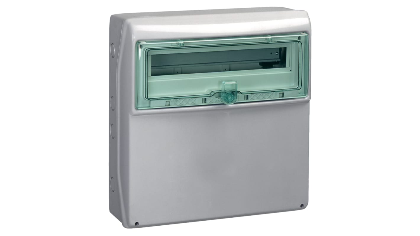 Schneider Electric Mureva Light Grey Smooth Polymer Electrical Enclosure, IEC, IP65,  Surface Mount, 1 Gangs, 460 x 448