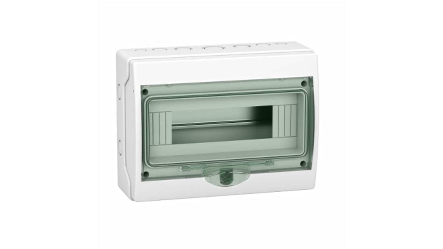 Schneider Electric Mureva Light Grey Smooth Polymer Electrical Enclosure, IEC, IP65,  Surface Mount, 1 Gangs, 200 x 267