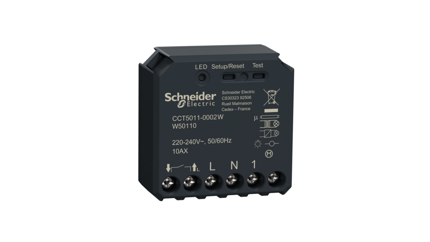 Schneider Electric CCT Wireless Switch Sensor Switch, Flush Mount, 240 V ac