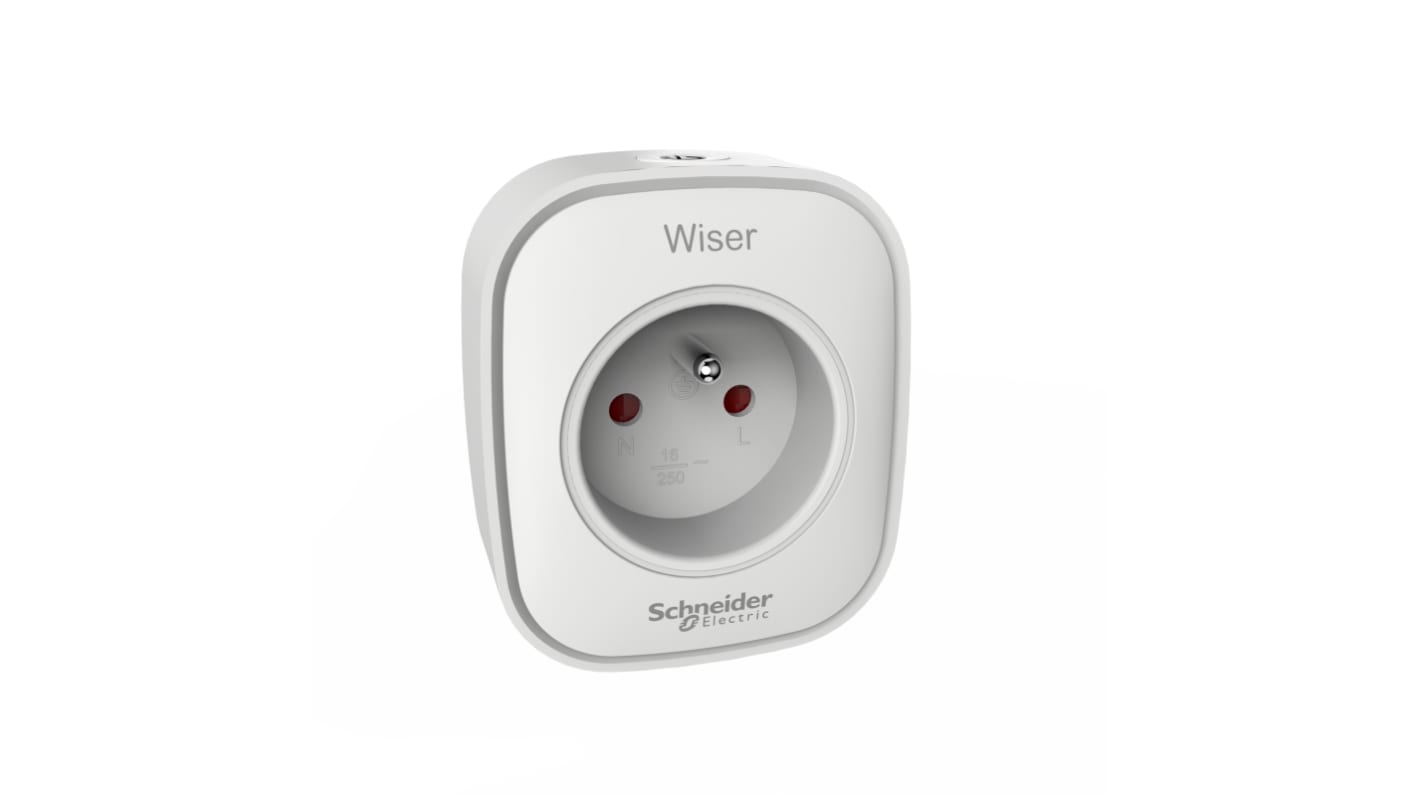Schneider Electric Smart Plug, Type E - French, 13A, 230 V ac