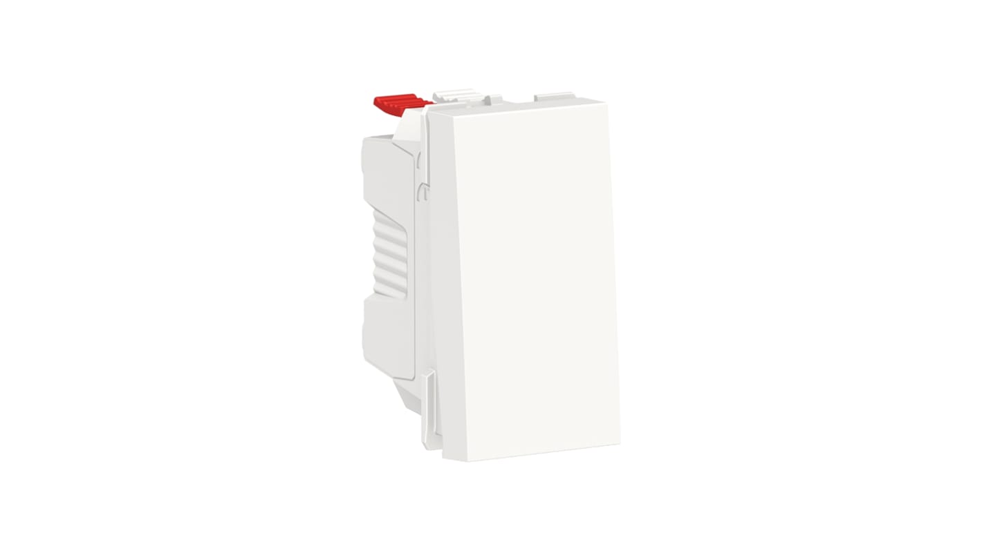 Schneider Electric White Rocker Switch, 2 Way, NU3