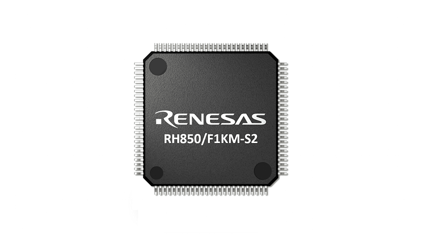 Microcontrolador Renesas Electronics R7F7017603AFP-C#BA1, núcleo MCU de 32 bits de 32bit, 240MHZ, LQFP de 100 pines